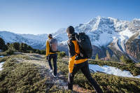 randonnée en hiver et sac à dos