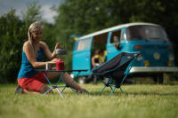 le camping dans une caravane