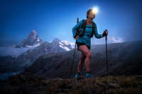 randonnée avec lampe frontale