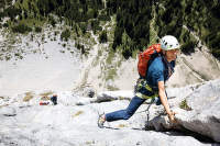 un sac à dos pour l'escalade