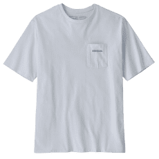 T-shirt a manches courtes Patagonia Boardshort Logo Pocket Responsibili Tee Men White