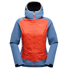 Veste La Sportiva KAP HYBRID HOODY Women Cherry Tomato/Moonlight