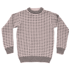 Pull Devold Original Islender Crew Neck 150B  CHALK PINK/ANTHRACITE