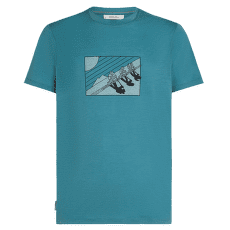 T-shirt a manches courtes Icebreaker Merino 150 Tech Lite SS Tee In The Wild Men TOPAZ