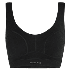 Brassiere Icebreaker Merino Queens Clasp Bra Women BLACK