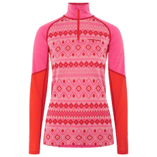 T-shirt a manches longues Kari Traa Malia HZ SPINK/BRIGHT PINK