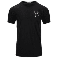 T-shirt a manches courtes Aclima LightWool Tee Print Horn Men Jet Black