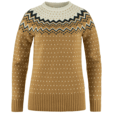 Pull Fjällräven Övik Knit Sweater Women Buckwheat Brown-Chalk White