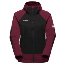 Sweat-shirt Mammut Massone ML Hooded Jacket Women 3808 vin-black