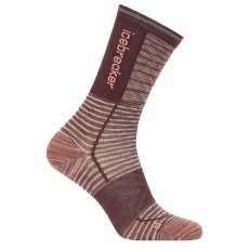 Chaussettes Icebreaker Merino Blend Run+ Ultralight Crew Women SUMMIT FD/JAVA/ACID PINK