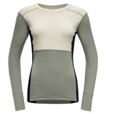 T-shirt a manches longues Devold Lauparen Merino 190 Shirt Women 010B RAW WHITE/FOG/INK