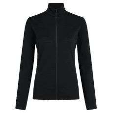 Sweat-shirt Icebreaker Merino Blend 300 RealFleece™ Descender LS Zip Women BLACK