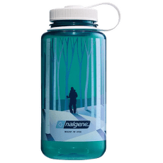 Bouteille Nalgene Wide Mouth 1000 ml Trout with Landscape Forest