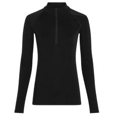 Pull Icebreaker 300 MerinoFine™ Polar LS Half Zip Women Black