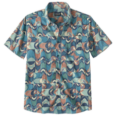 Chemises a manches courtes Patagonia Go To Shirt Men Swallowtail Geo: Still Blue