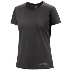 T-shirt a manches courtes Arcteryx Taema Arc´Bird Crew SS Women Black Heather