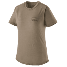 T-shirt a manches courtes Patagonia Cap Cool Merino Graphic Shirt Women Fitz Roy Strata: Wing Grey