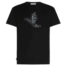 T-shirt a manches courtes Icebreaker Merino 150 Tech Lite SS Tee Skiing Yeti Men BLACK