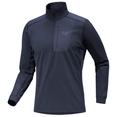 Sweat-shirt Arcteryx Rho LT Zip Neck Men Black Sapphire