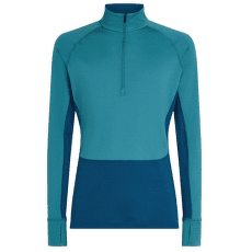 T-shirt a manches longues Icebreaker Merino 200 ZoneKnit™ LS Half Zip Men ATLANTIS/TOPAZ/CB
