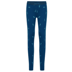 Leggings Icebreaker Merino 200 Oasis Leggings Snow Day Kids ATLANTIS/TOPAZ/AOP