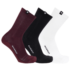 Chaussettes Mammut Everyday Crew Socks 3 Pack white-vin-black