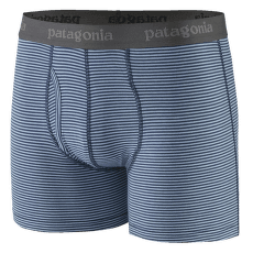 Caleçons Patagonia Essential Boxer Briefs 3" Men Fathom Stripe: New Navy