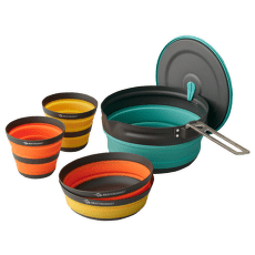 Ustensiles Sea to Summit Frontier UL Collapsible Pot Cook Set w/ 2.2L Pot - [2P] 5 Piece