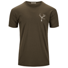 T-shirt a manches courtes Aclima LightWool Tee Print Horn Men Tarmac