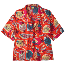 Chemises a manches courtes Patagonia Tidal Threads Shirt Wrasse: Pollinator Orange