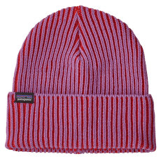 Casquettes Patagonia Fishermans Rolled Beanie Contrast Stripe: Brisk Purple