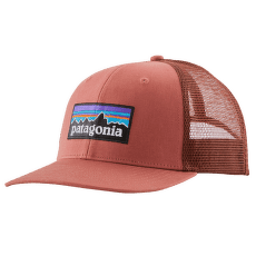 Casquette de baseball Patagonia P-6 Logo Trucker Hat Potters Red
