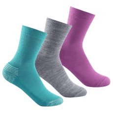 Chaussettes Devold DAILY MEDIUM KID SOCK 3PK 370 LAKE