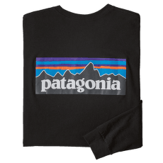 T-shirt a manches longues Patagonia Long-Sleeved P-6 Logo Responsibili-Tee Men Black