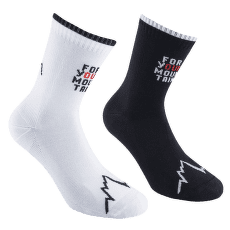 Chaussettes La Sportiva FOR YOUR MOUNTAIN SOCKS Black/White