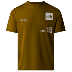 T-shirt a manches courtes The North Face GRAPHIC BOXES FOUNDATION SS TEE Men MOSS GREEN