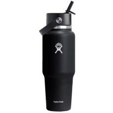 Thermos Hydro Flask 32 OZ WIDE FLEX STRAW TRAVEL BOTTLE 001 Black