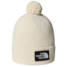 Casquettes The North Face TNF LOGO BOX POM BEANIE WHITE DUNE