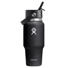 Thermos Hydro Flask 24 OZ WIDE FLEX STRAW TRAVEL BOTTLE 001 Black