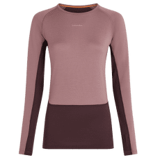 T-shirt a manches longues Icebreaker Merino 260 ZoneKnit™ LS Crewe Women JAVA/SUMMIT/CB