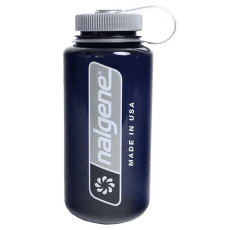Bouteille Nalgene Wide Mouth 1000 ml Odyssey Gray W/Vert Logo
