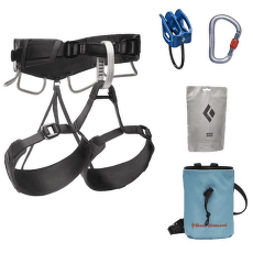 Ensemble Black Diamond MOMENTUM 4S HARNESS PACKAGE Anthracite