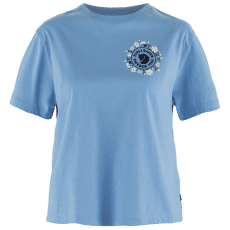 T-shirt a manches courtes Fjällräven Fjällblomster Logo T-Shirt Women Ultramarine