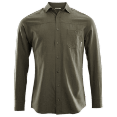 Chemises a manches longues Aclima LeisureWool Woven Wool Shirt Men Ranger Green