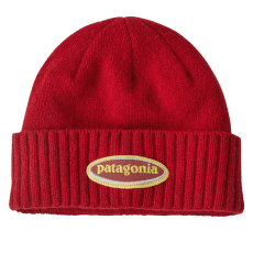 Casquettes Patagonia Brodeo Beanie Oval Logo: Amanita Red