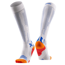 Chaussettes hauteur genou X-Bionic X-SOCKS RUN EXPERT EFFEKTOR OTC WHITE/ORANGE/TWYCE BLUE