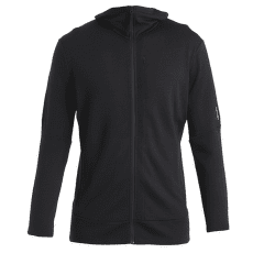Sweat-shirt Icebreaker Merino 260 Quantum IV LS Zip Hoodie Men Black