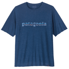 T-shirt a manches courtes Patagonia Cap Cool Daily Graphic Shirt Men 73 Text Logo: Clement Blue X-Dye