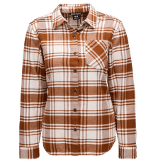 Chemises a manches longues Black Diamond Project Flannel Women Clay-Off White Plaid