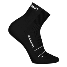 Chaussettes Mammut TRAIL RUNNING TARGETED CUSHION QUARTER SOCKS black-white 0047